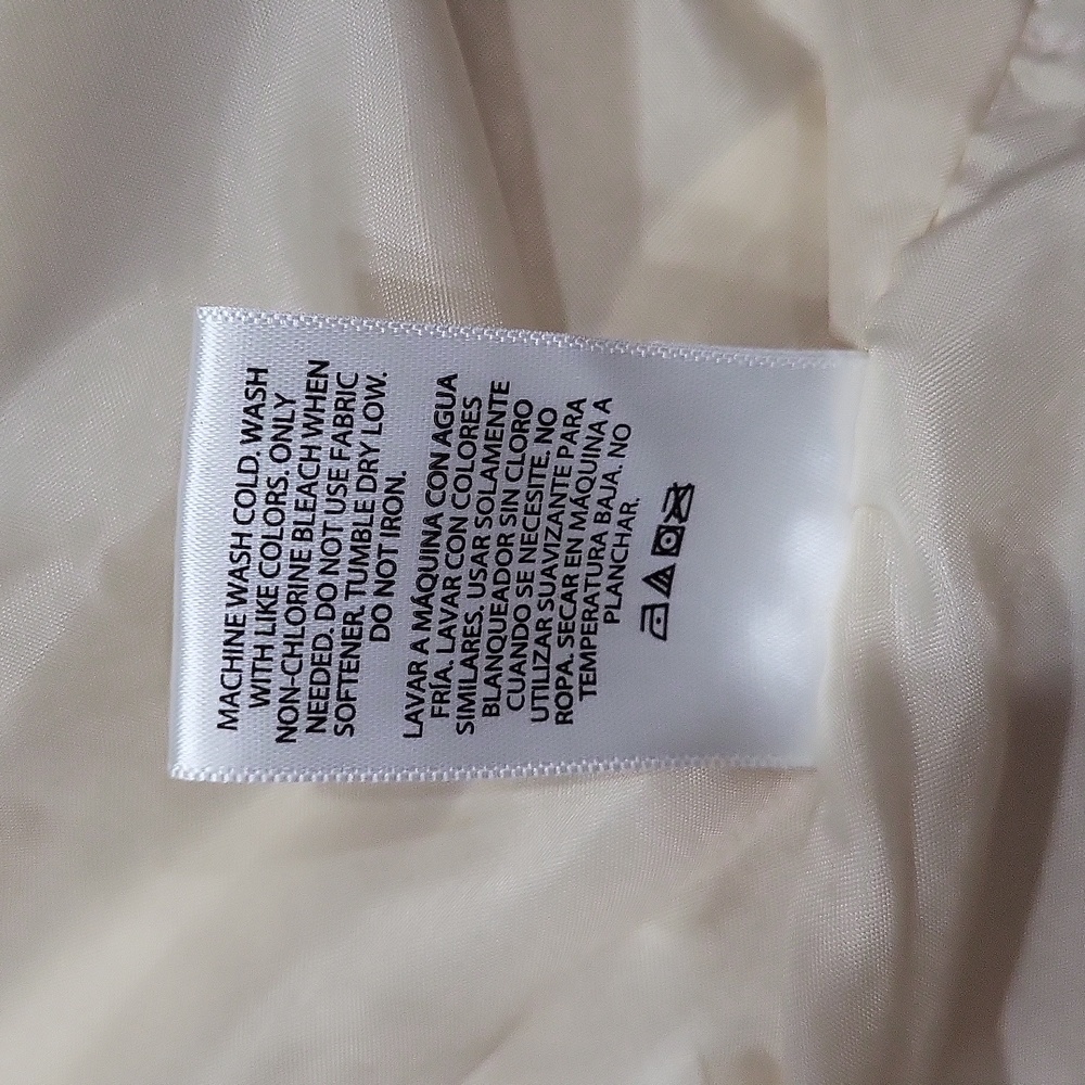 EUC Faded Glory women's tan belted trenchcoat, 12/14, L - Picture 8 of 12